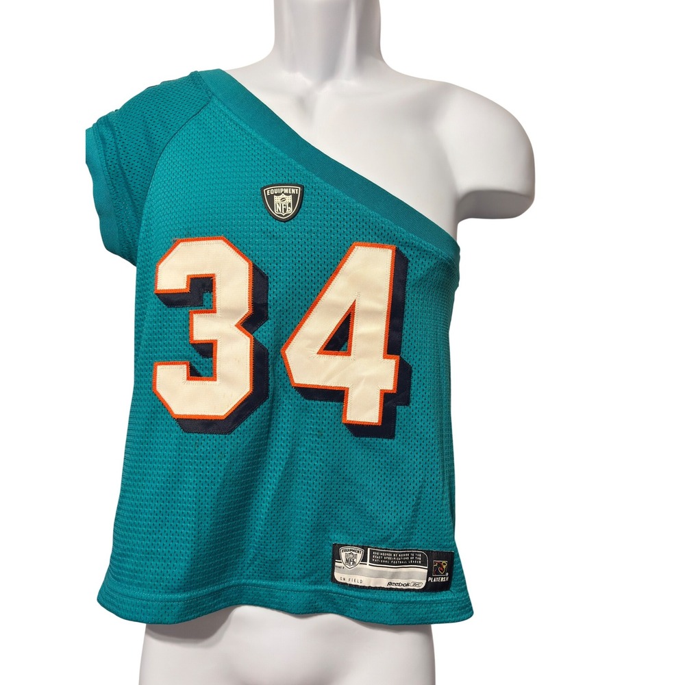 Miami Dolphins R Williams‎ 34 Reebok NFL Jersey One Shoulder Top S